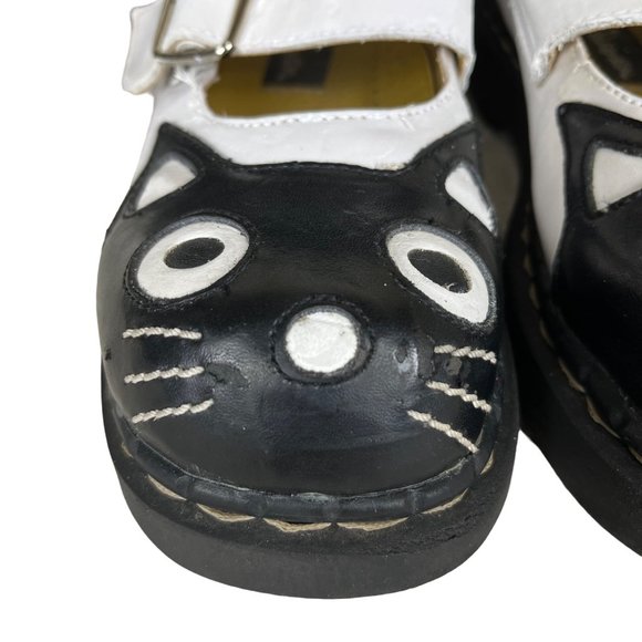 tuk Shoes Tuk Anarchic Mary Jane Chunky Leather Platform Shoes Size